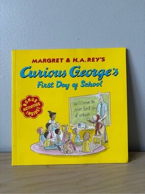 Curious George's First Day of School -  Children's Book 📕 🐒 2005